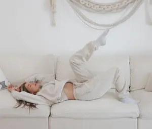 Classic joggers in gray camel