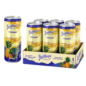 Party Mood 6-Pack Low Calorie Soda with Moringa