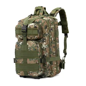 Men’s Tactical Backpack, Outdoor Backpack, Waterproof Outdoor Sports Backpack, Durable Fabric Available in Solid Colors and Camouflage Styles, Multiple Compartments and Adjustable Shoulder Straps, Suitable for Hiking, Camping, and Traveling