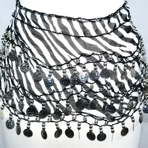 Zebra Print Waist Scarf