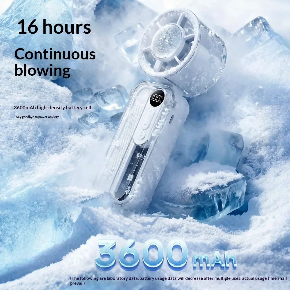 ❄️ True Cooling Ice-Pack Mini Fan