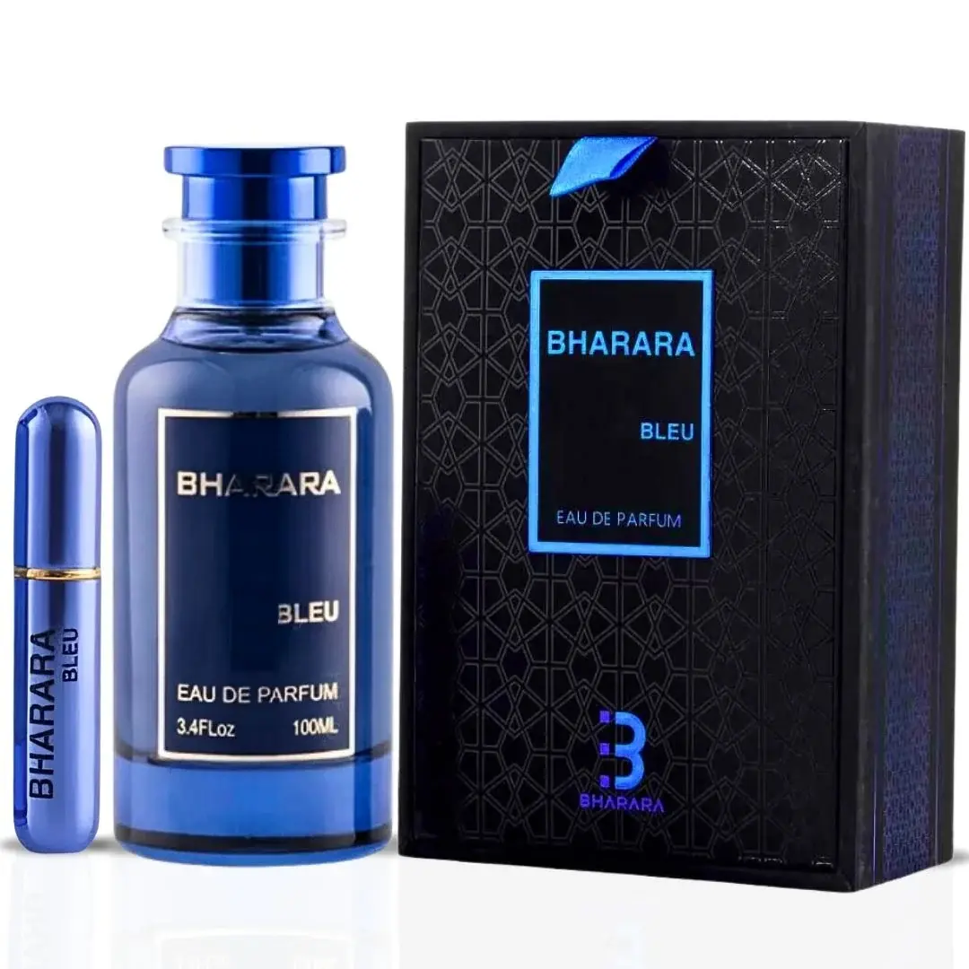 B Bharara Bleu Pour Homme EDP Spray 100ML (3.4 OZ) By BHARARA | Fresh Citrus Meets Sweet Berries B Bharara Bleu Pour Homme EDP Spray 100ML (3.4 OZ) By BHARARA | Fresh Citrus Meets Sweet Berries