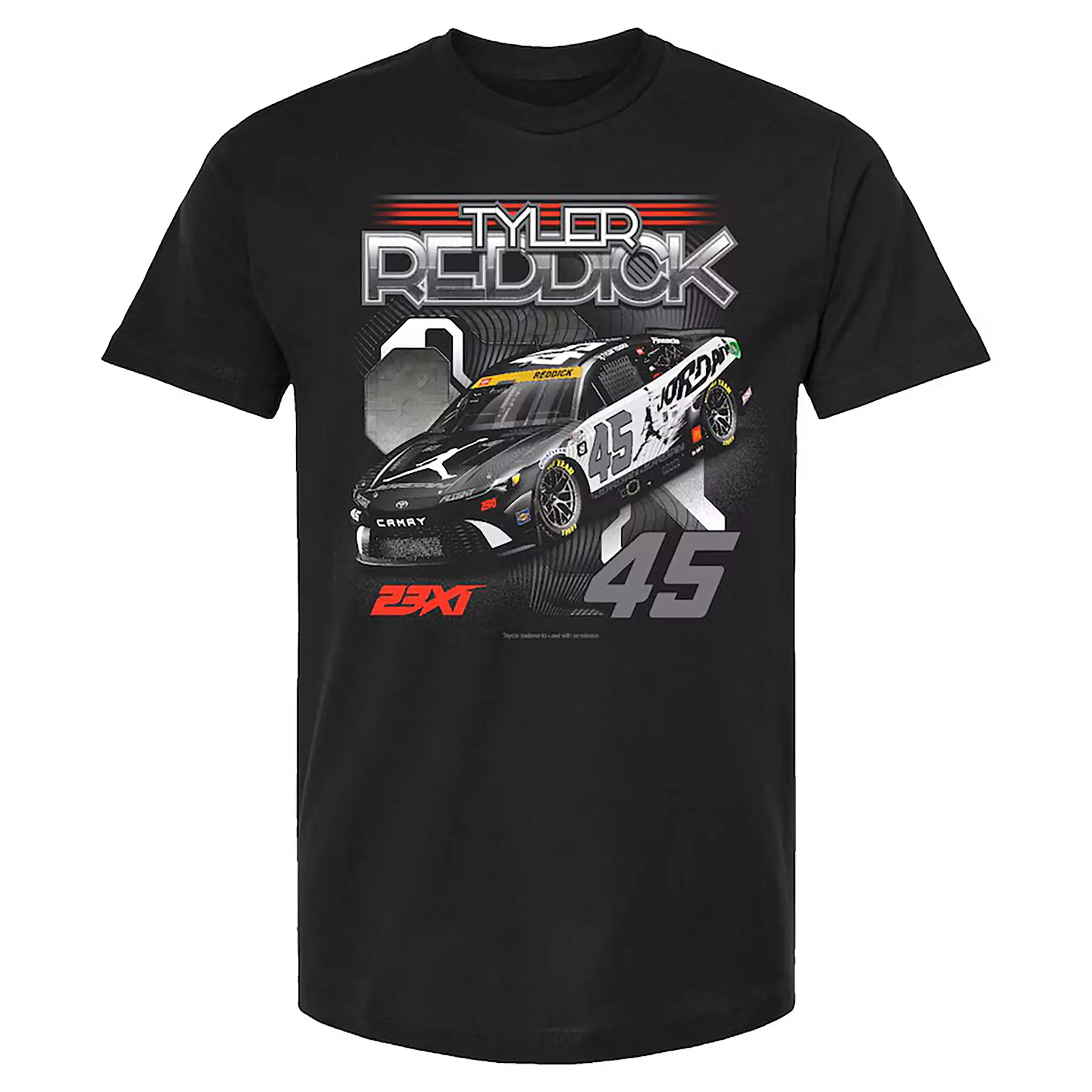 Vintage Shirt Tyler Reddick 23XI Racing Black Jumpm4n Car Unisex All Sizes S - 5XL