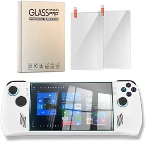 Glass Screen Protector for ASUS ROG Ally, Tempered Glass Anti-Scratch, Anti-Fingerprints, Bubble-Free, 9H Hardness, 0.33mm Ultra Transparent, Ultra Resistant - 2 Pack