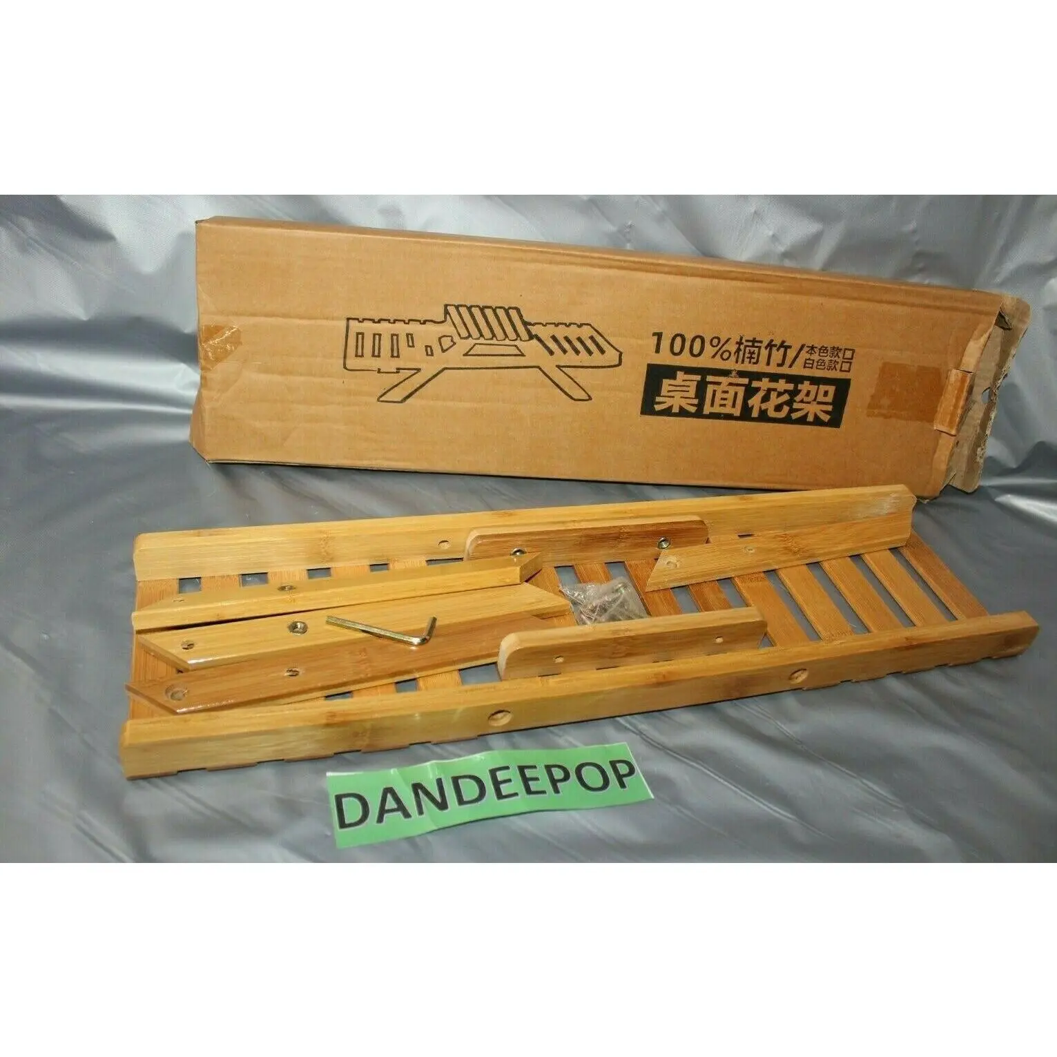 Dish Rack Plate Holder Wood In Box Kitchen Home Drainboard Organization