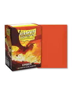 Dragon Shield: Ember - Dual Matte Sleeves - Standard Size