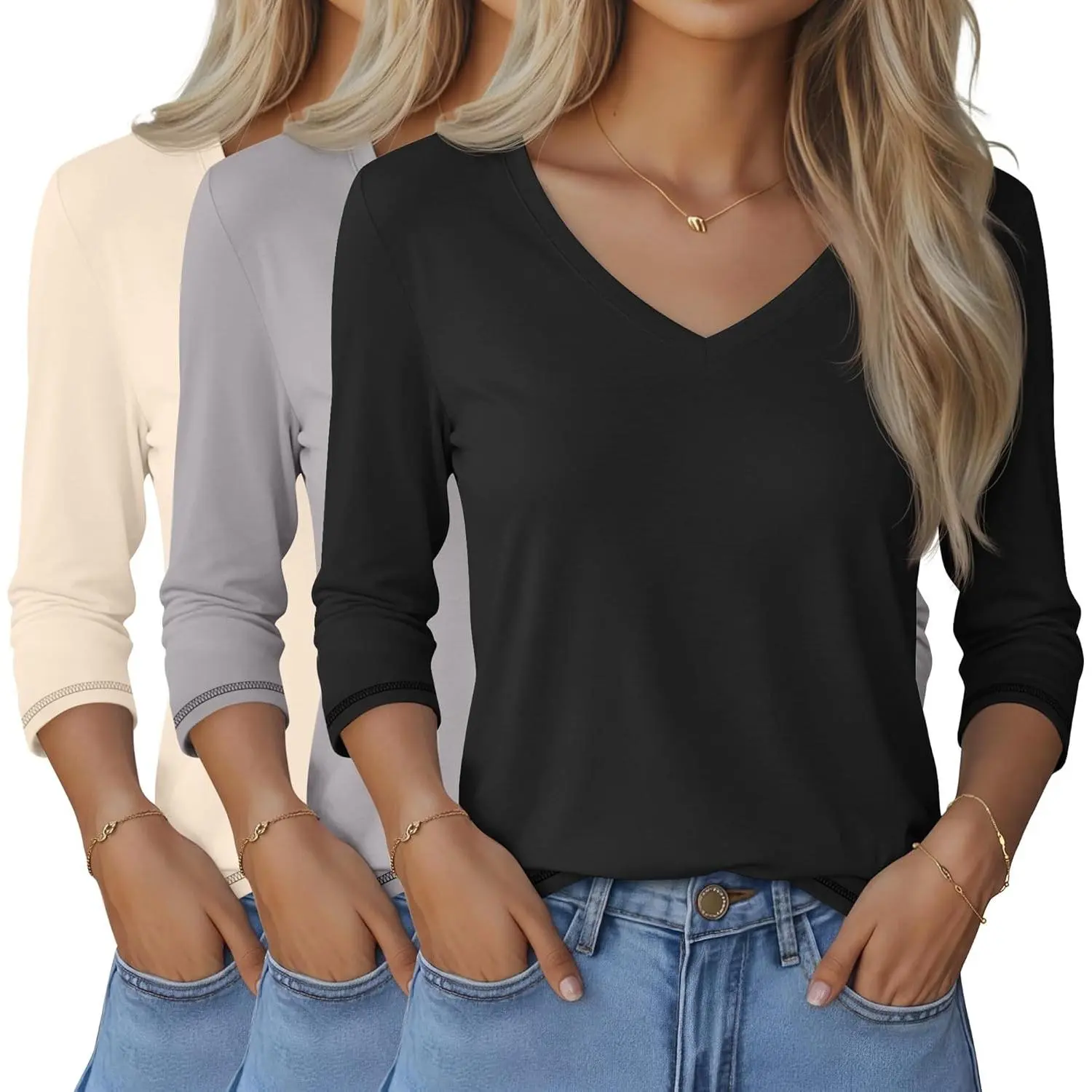 Ivory, Light Gray, Black