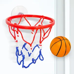 Small Basketball Set, Coordinated Wrist Solid Rubber Elastic Ball, Exercise Shooting Table Game Toy, Fun Indoor Activity