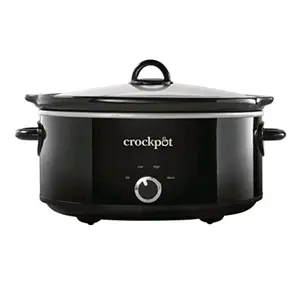 7-Quart Manual Slow Cooker, Black
