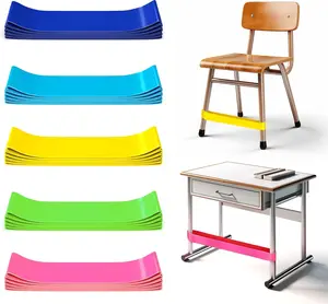 25 Pack Multicolor Chair Bands for Kids – ADHD Fidget Sensory Tools for Classroom & Home, Improve Focus & Reduce Restlessness for ADD/Autism