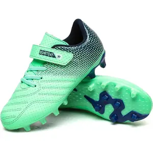 Kids Soccer Cleats Boys Girls Athletic Outdoor Firm Ground Youth Football Shoes(Little Kid/Big Kid), Unisex, Little Kid/Big Kid Sizes