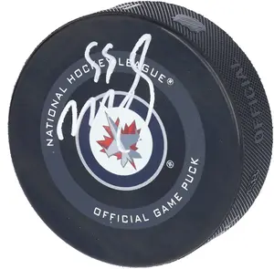 Mark Scheifele Winnipeg Jets Autographed 2019 Model Official Game Puck - Fanatics Authentic Certified