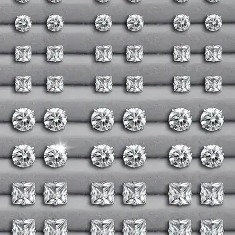 Rhinestone Stud Earrings Set, Earring Stacking Set, Fashionable Jewelry for Women & Men, Trendy All-match & Exquisite Jewelry for Birthday Gift, Ear Studs, Stud Earring Pack