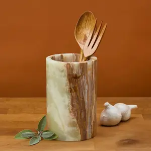 Onyx Marble Kitchen Countertop Tools, Natural Stone, Beige Brown