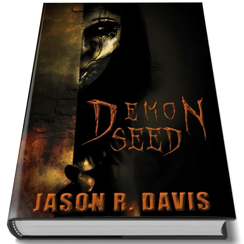 Demon Seed Signed Horror fiction book by Jason R. Davis - Hardcover books 2025 shopping Thrilling Thriller
