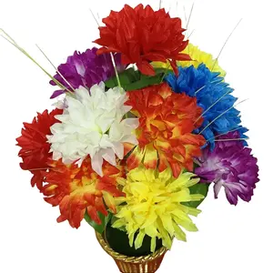 Rainbow Artificial Flowers for Outdoor Planter, Colorful Fake Flowers for Patio Porch Decor, Never Wilt or Fade