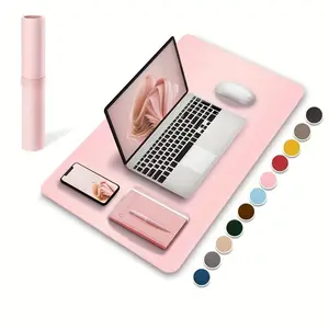 Solid Color Durable Mouse Pad for Laptop, Universal Non-slip Mouse Pad, Durable PU Leather Mouse Pad, Suitable for Office & Learning, Non Slip Mousepad, Computer Mouse Pad