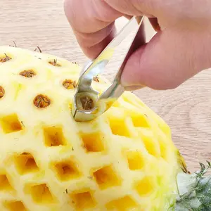 New Arrival Stainless Steel Pineapple Eye Peeler - Effortless Seed Removal, Durable Kitchen for Perfectly Prepared Fruits, Fruit Preparation | Ergonomic Handle | Durable Kitchenware