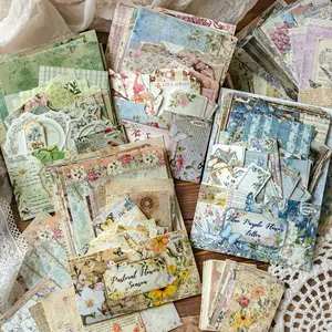 "Countryside Post Office " Series Decorative Paper Pack — Vintage-Style Background & Base Paper for DIY Journaling, Collage, and Decoration (400 Sheets)
