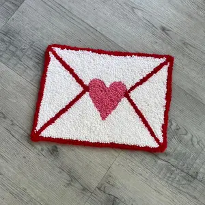 Love Letter Punch Needle Rug