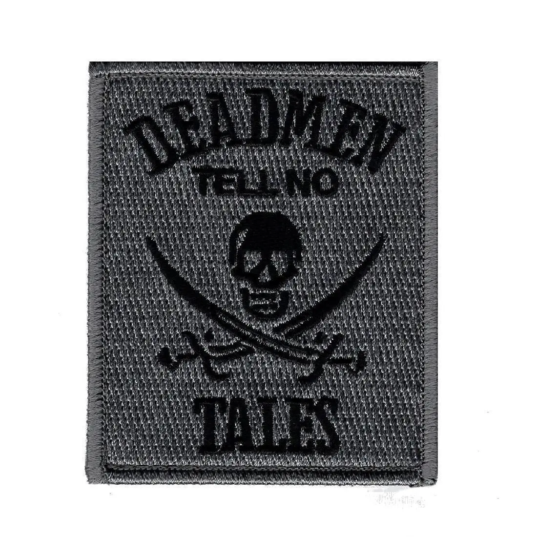 Dead Men Tell No Tales Jolly Roger Skull Hook Patch by Miltacusa (JOP1)