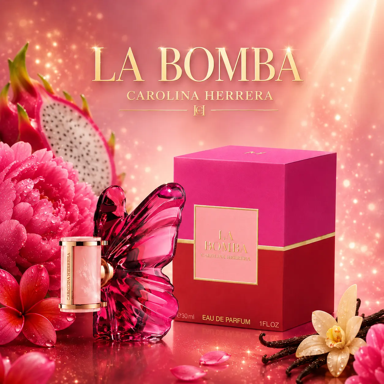 Carolina Herrera La Bomba 1.0 EDT L, Edp Fragrances, Floral Fragrance Perfume