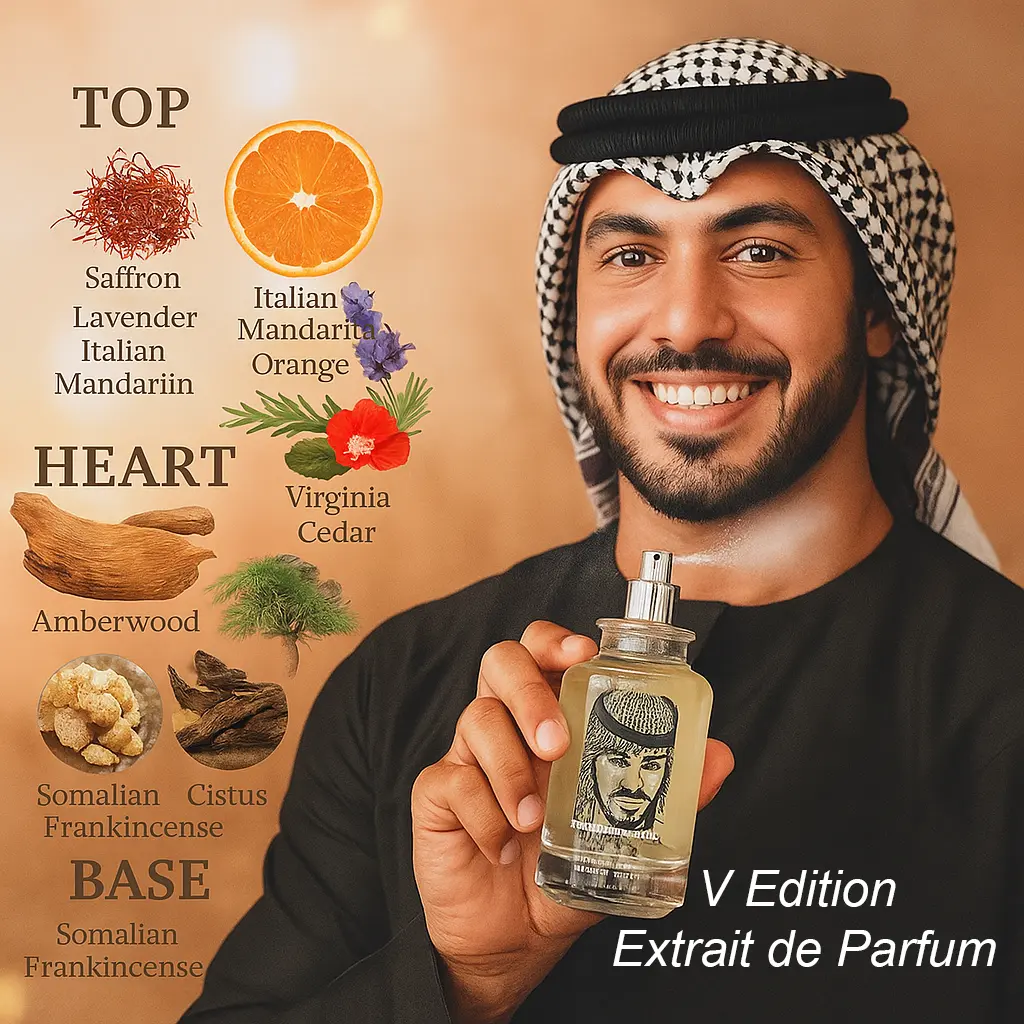 DEVSANA V Edition Spéciale – Extrait de Parfum for Men & Unisex | 100ml, 25% Fragrance Oil, 10-12 Hours Wear  Radiant Citrus, Amber & Smoky Frankincense Scent | Long-Lasting, Bold & Balanced Signature Perfume – Made in UAE (French Formula)