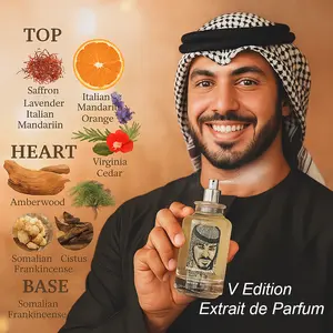 DEVSANA V Edition Spéciale – Extrait de Parfum for Men & Unisex | 100ml, 25% Fragrance Oil, 10-12 Hours Wear  Radiant Citrus, Amber & Smoky Frankincense Scent | Long-Lasting, Bold & Balanced Signature Perfume – Made in UAE (French Formula)
