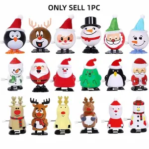 Cute Christmas Wind-Up Santa Toy, Walking Snowman & Reindeer, Random Style, Perfect Holiday Gift, Fun Xmas Decoration