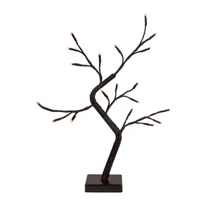 Northlight 15" LED Lit Weeping Halloween Twig T ree