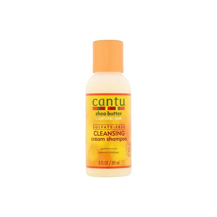 Cantu Shea Butter Cleansing Cream Shampoo (3 oz) - Unisex Natural Shampoo, Sulfate-Free, Bee Honey, Aluminum-Free, Amino Bond Haircare Cleanser, Sulfate Free Shampoo
