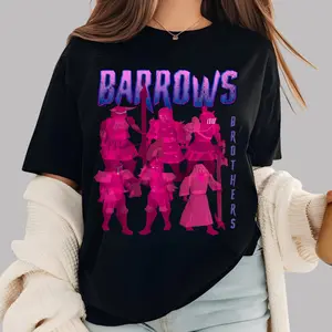 Barrows Brothers Graphic Tee, 0ld Sch00l Rvn3Sc4p3 Inspired Shirt, Retro Dungeon Raid Aesthetic, Unisex Gamer Streetwear Hoodie