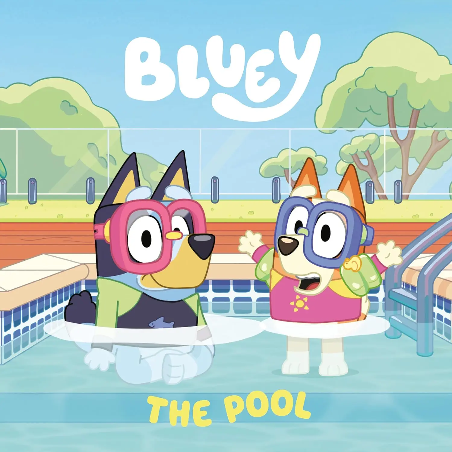 Bluey: The Pool - Paperback, Based on the Popular Animated Series, Featuring Bingo, Dad, English Fun and Adventurous Stories for Children