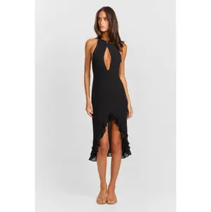 Cora Midi Dress Black