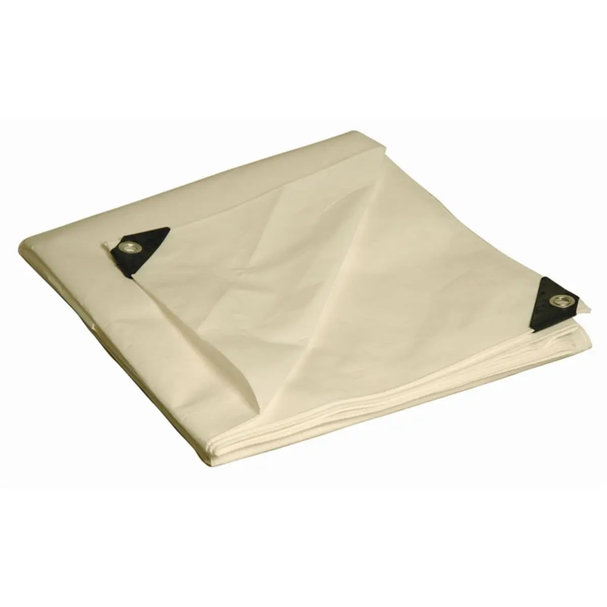 212 MAIN Heavy-Duty Polyethylene Cross-Weave Tarp, 16x20 ft White Waterproof - Suitable for Tools & Hardware, Ropes, Chains & Pulleys