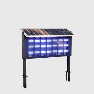 Cordless Solar USB Bug Zapper, 3 LED Light Tubes, Hanging and Standing Dual Mode, Weather Resistant Outdoor Insect Lamp, Perfect for Backyard, Porch, Lawn, Garden and Daily Outdoor Living Spaces