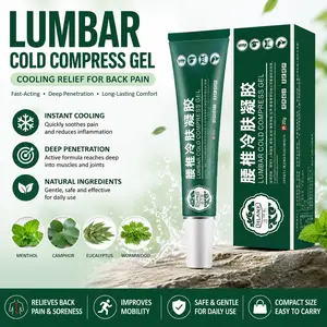 [Buy 1 Get 2 Free] Lumbar Spine Relief Gel 20g/20mlCooling Soothing Analgesic Gel for Back Pain ReliefMuscle Pain Sprains Neck Tension Alcohol Free FastAbsorbing Non Greasy Unisex