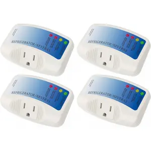 Refrigerator Surge Protector,   Appliance Single Outlet Power Surge Protector  Brownout Outlet Suitable for PC/TV/Refrigerator 120V 15A(4 Pack)