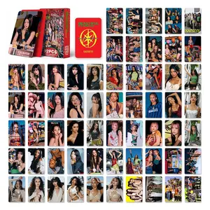 92Pcs/Set Kpop Idol KATSEYE New Album BEAUTIFULCHAOS Lomo Cards LARA DANIELA HD Printd Photocards Stickers MANON MEGAN Fans Gift