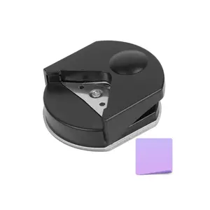 Corner Round Edge Cutter Rounding Tool for Paper Crafts, Paper Cutting, and Edge Shaping, Round Corner Multifunctional for Card Making and Scrapbookin Punches and Crafts (Black)