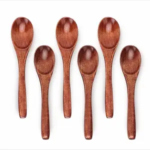 Natural Madera Spoons - Wooden Cutlery for Tableware Utensil