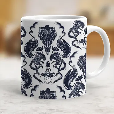 african coffee mug Hand Painted Small Enamel African Animal Coffee Mugs