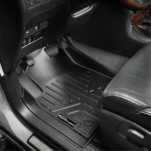 212 MAIN Smartliner SA0546-B0578 Custom Fit 2-Row Floor Mat Liner Set, Easy Install, Raised Lip, Recycled PE, Spill Proof, for 2022-2023 Compact Pickup Truck (Fits Specific Models), Two Rows
