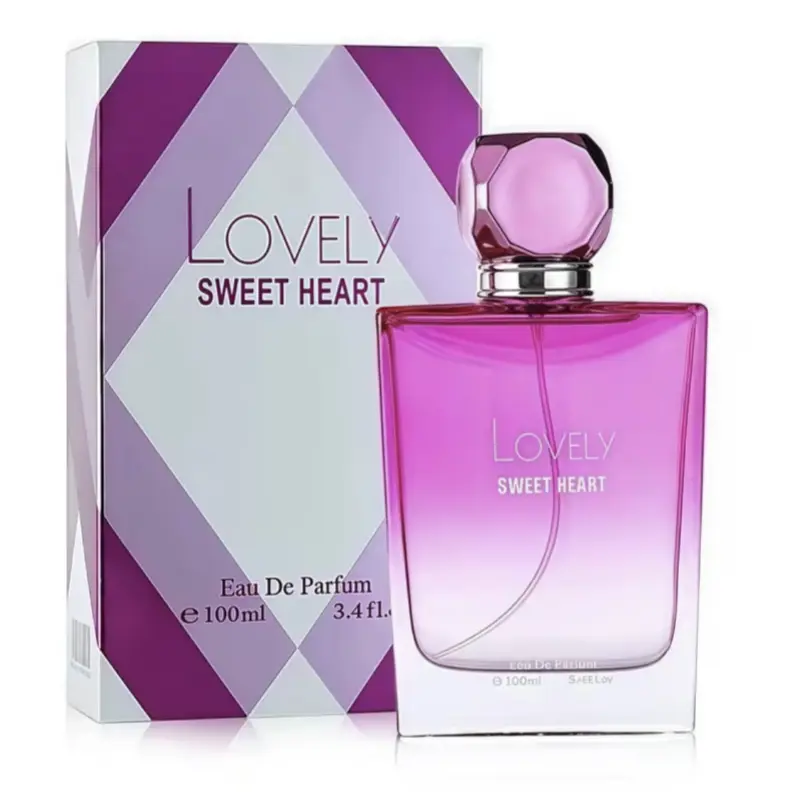 JINBADI LOVELY SWEET HEART Women Perfume 100ml, Long Lasting Eau de Parfum Fragrance Spray，Feminine vanilla fragrance with girlish vibe, an ideal gift for her, perfect for date nights, office parties, daily wear and summer commutes