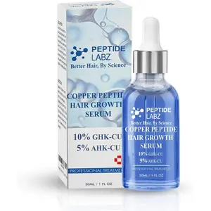 Copper Peptide Hair Growth Treatment Serum, GHK-Cu and AHK-Cu, Licorice Extract,1oz Haircare Comfort