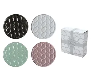 Temp-tations Seasonal Set of (4) Coasters with Gift Box