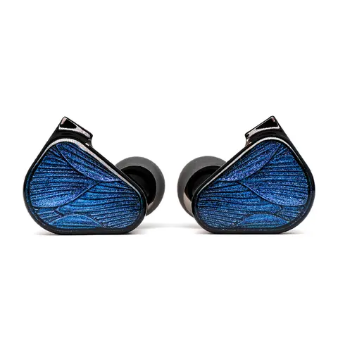 TRUTHEAR x Crinacle 0:BLUE2 Dual Drivers Hybrid Wired Earbuds - Light Weight Earbuds, Electronic Audio Headset for Gaming, 3.5mm Detachable Cable with Mic, Polycarbonate Hi-Fi Ear Monitors, PC & Mobile/Console Compatible, Storage Bag Included
