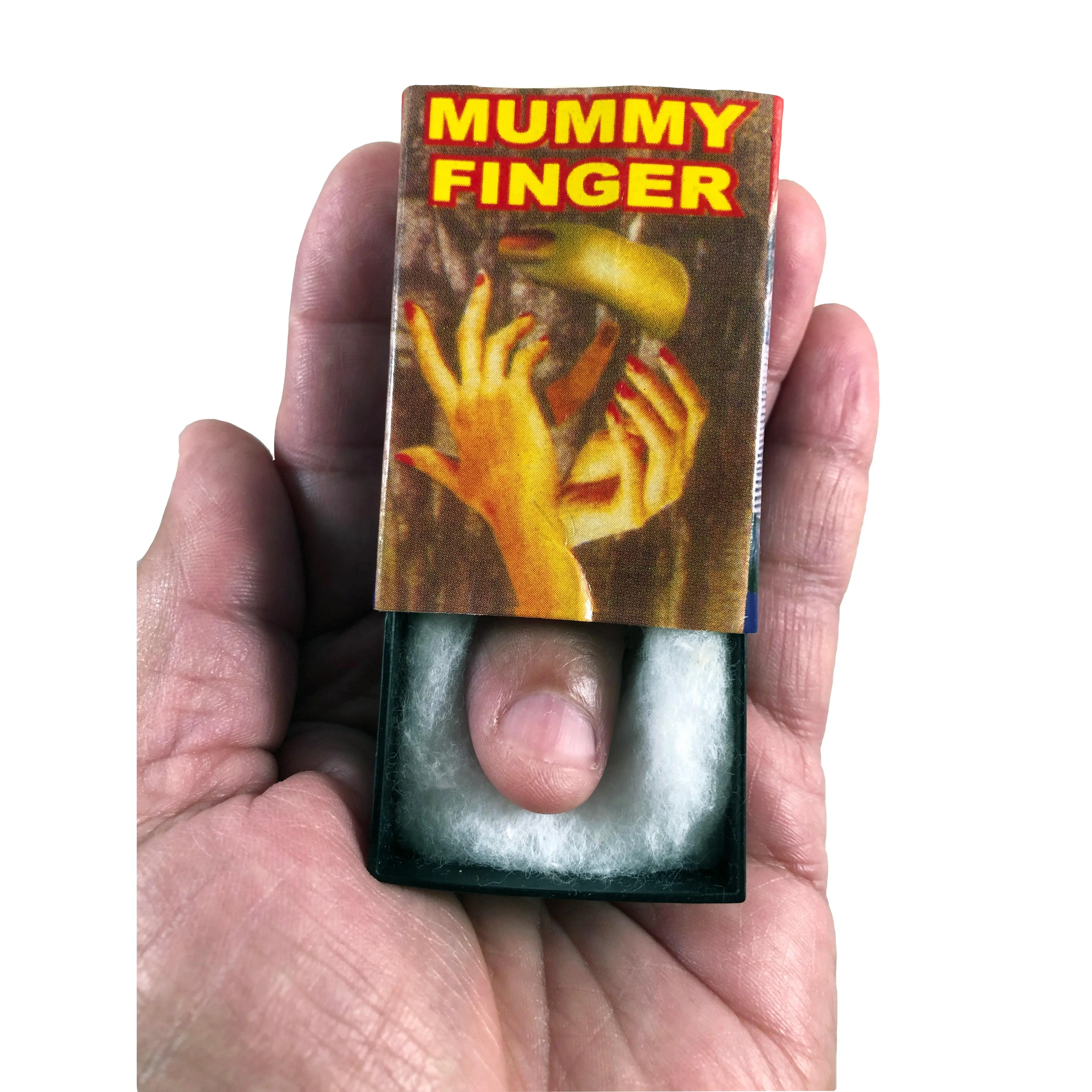 Cotton Mummy Preserved Finger Magic Trick Toy - Egyptian Theme Enigmatic Look Matchbox Set, Magicians' 8+ Kids Magic Acrobatics Equipment for Toys & Hobbies Games & Puzzles