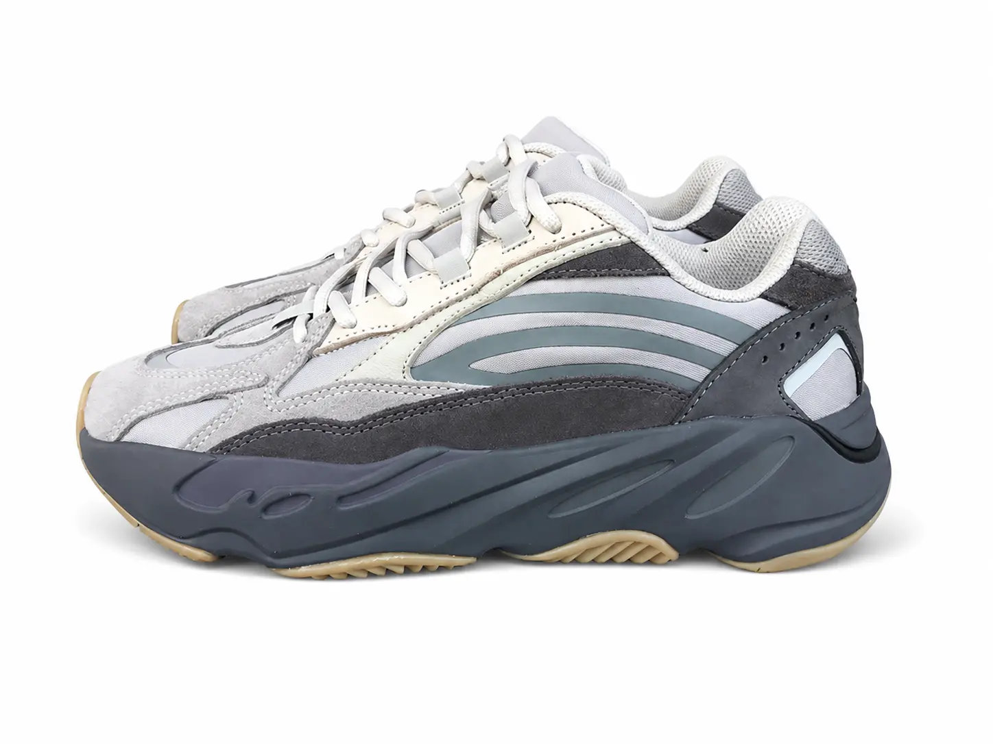 Dark Gray and Brown  Shoes - BOOST 700 Sneaker For Men Women, Basic Style Classic Runner