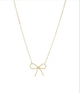 Bow Rope Necklace
